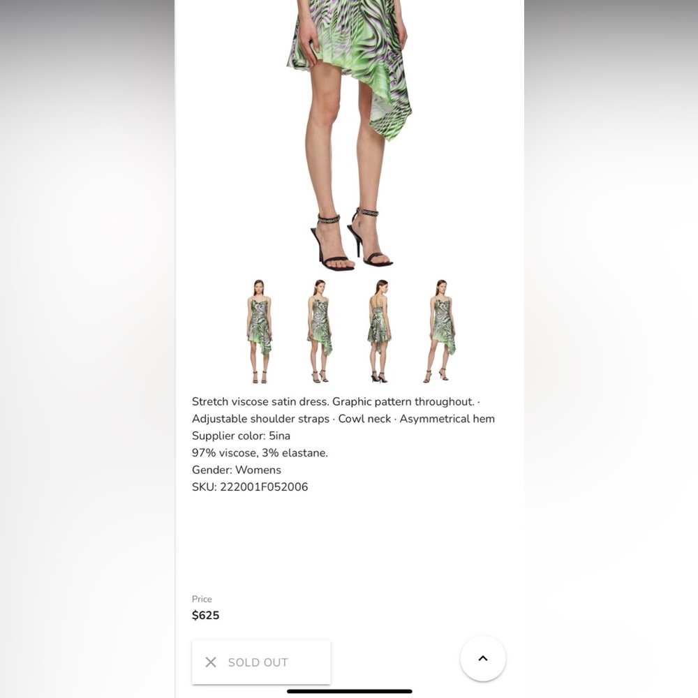 Diesel Vibrant Green and Purple fairy dress NWOTS - Picture 8 of 8